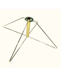 Collapsable Gold Finished Portable Flagpole Stand
