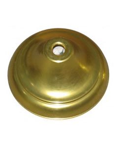 9" Diameter Gold Finished Indoor Flagpole base for 1" Diameter Pole - House of Flags & Banners Ltd.