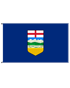 Flag of Alberta since 1968 - for more info call House of Flags & Banners 1-888-819-7869