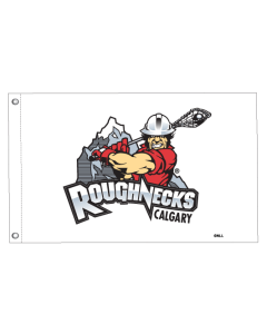 Officially Licensed Calgary Roughnecks 3' x 5' Wall Flag