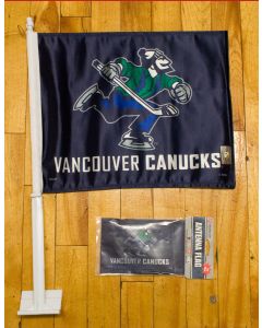 Johnny Canuck Car Flag  - Vancouver Canucks 2010/11 Design