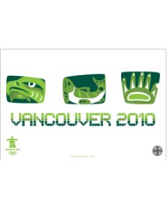 Vancouver 2010 Olympic Aboriginal Wall Flag - 2' x 3'' - House of Flags & Banners, Vancouver, BC - 604-519-0200